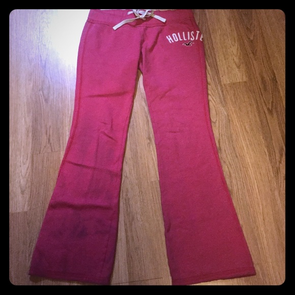 Hollister pink sweatpants