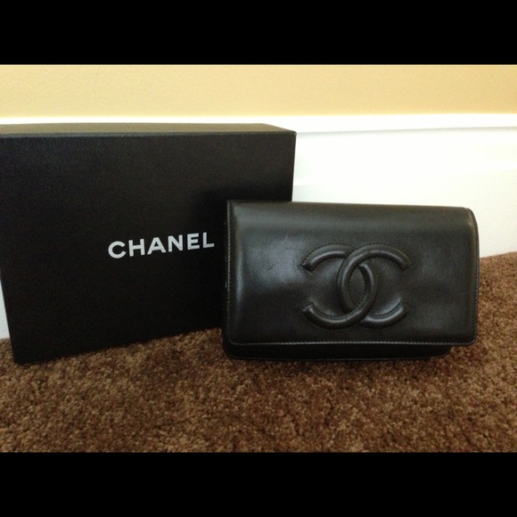 Authentic Chanel WOC Lambskin..