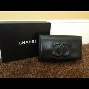 Authentic Chanel WOC Lambskin..