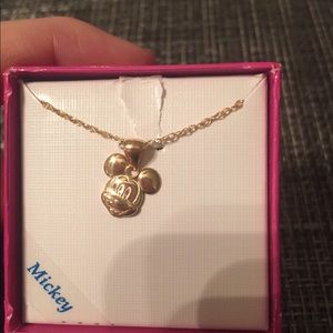 10k Mickey necklace for a child