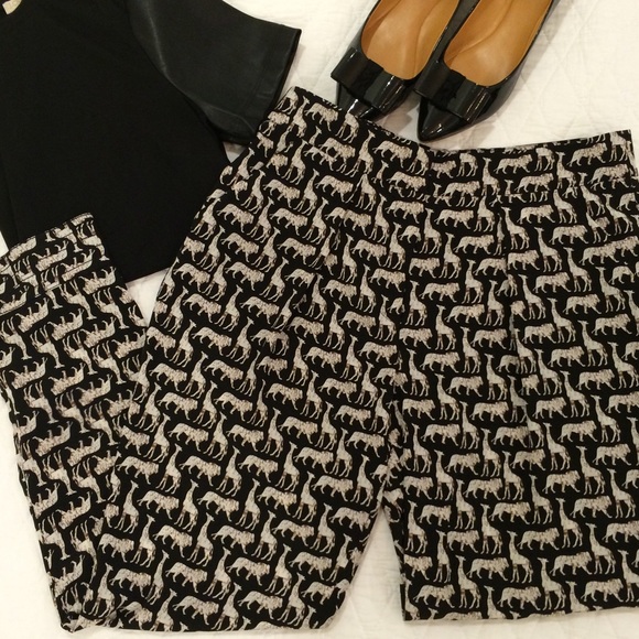 Diane von Furstenberg Pants - DVF Silk Animal Print Pants
