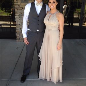 Beautiful bridesmaid gown.