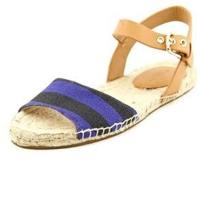 Coach leather espadrille cabana Reena sandal blue