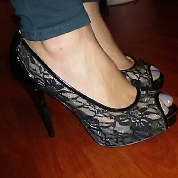 VERY SEXY LACE HEELS