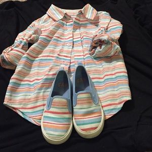 Multicolor striped shirt