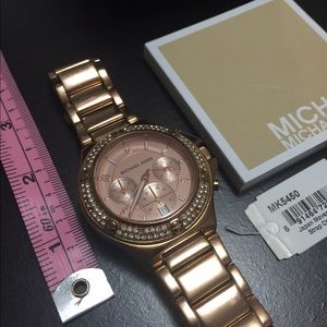 Michael Kors #5450. Rock top rose glitz watch