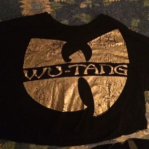 Wu tang clan crop tee shirt