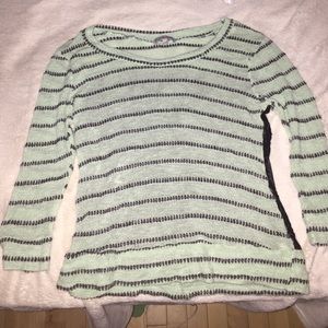 Charlotte russse, mint green long sleeve shirt