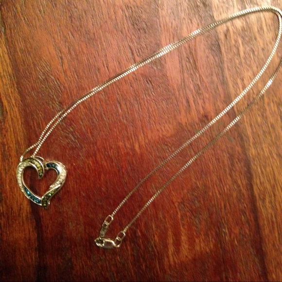 Diamond heart necklace