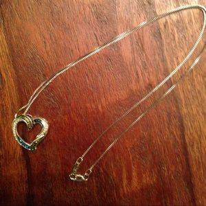 Diamond heart necklace