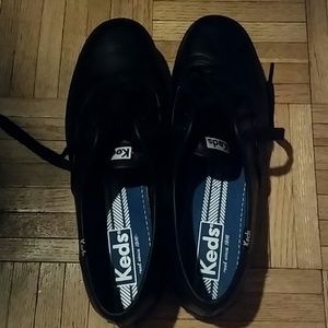 Keds 'Champion Black Leather' Sneaker