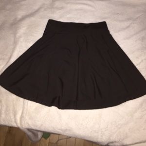 Black skater skirt