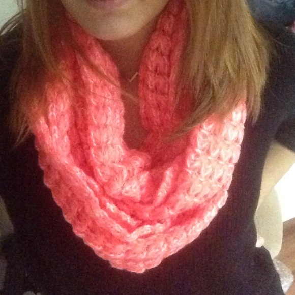 Hot pink Infiniti scarf