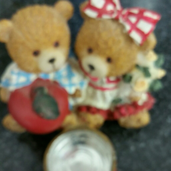 Teddy tea light holder