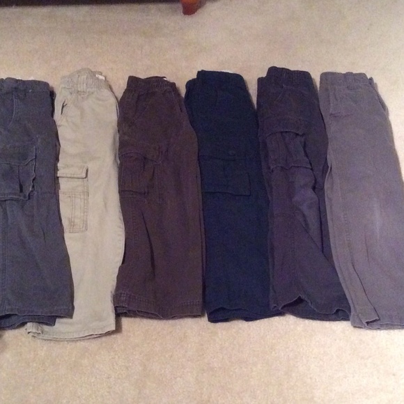 6 pairs of boys cargo pants