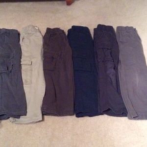 6 pairs of boys cargo pants