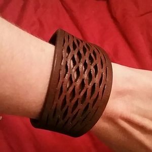 Handmade Leather Celtic Cuff
