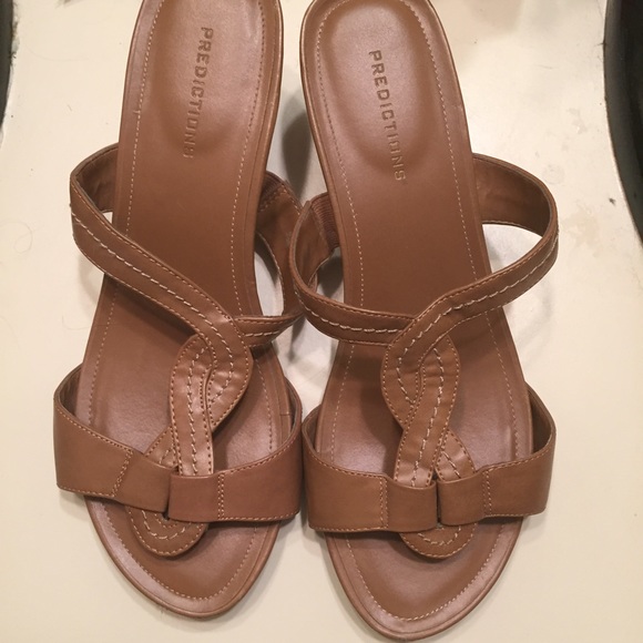 Brown Wide Sandals/Heels