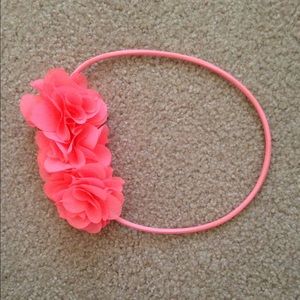 Pink flowers headband!