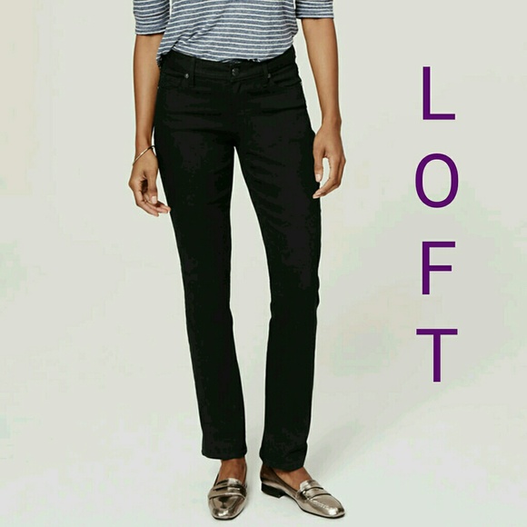 LOFT Denim - NWOT LOFT Curvy Straight Denim, Black