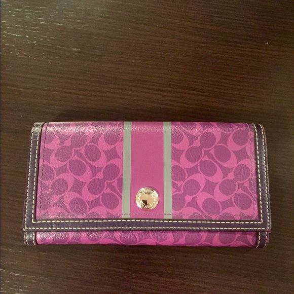 Purple Coach purse!
