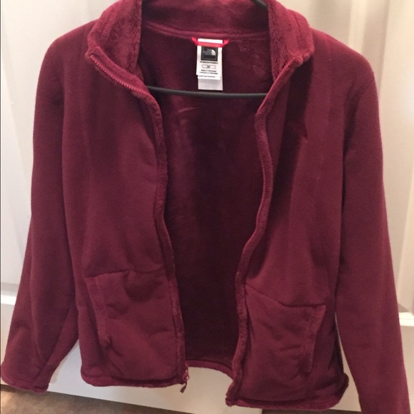 North face fleece full zip up