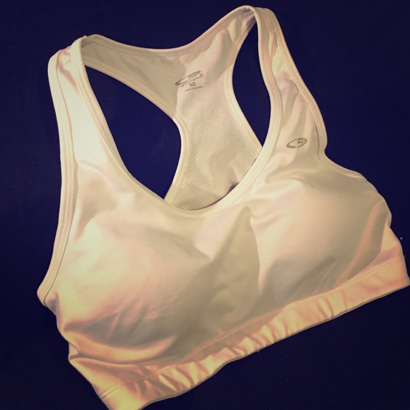Champion White Sports Bra
