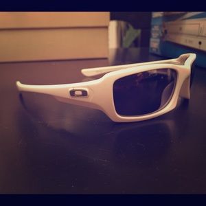 White genuine Oakleys.