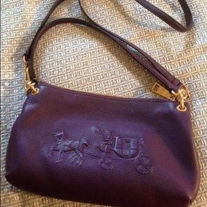 Authentic coach leather purse