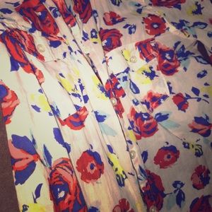 Old navy floral button up