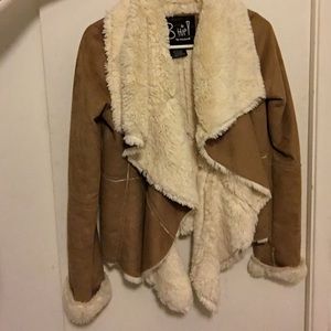 Faux Suede Jacket