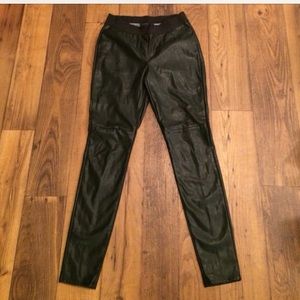 Ann Taylor faux leather leggings
