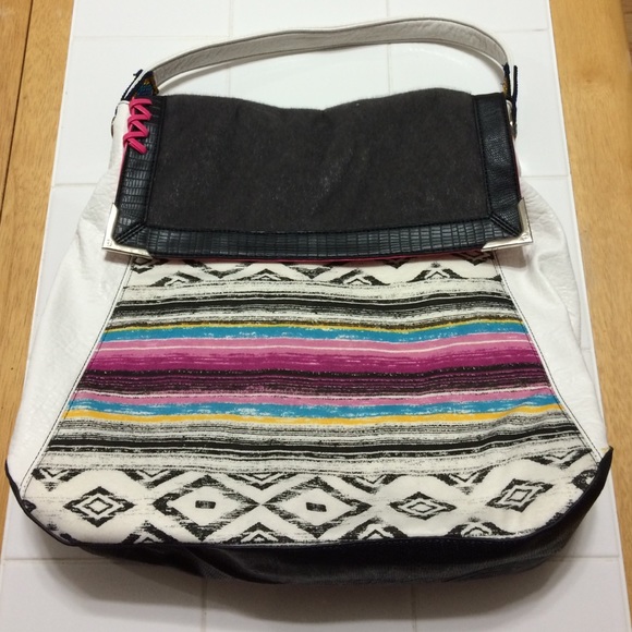 Bright striped bag