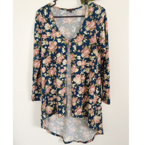 RUCHE Floral Cardigan