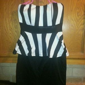 Diva Magazine Black & White dress