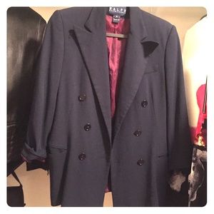 Vintage Ralph Lauren double breasted blazer