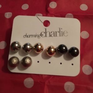 Charming Charlie multicolored studs