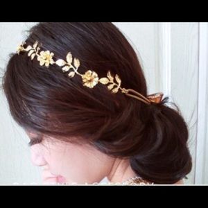 Gold leaf headband. Perfect for any occasion