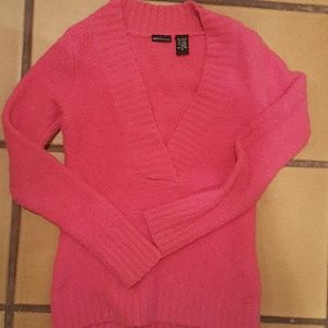 Pink fuzzy sweater