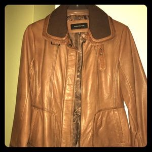 Leather Bomber Jacket