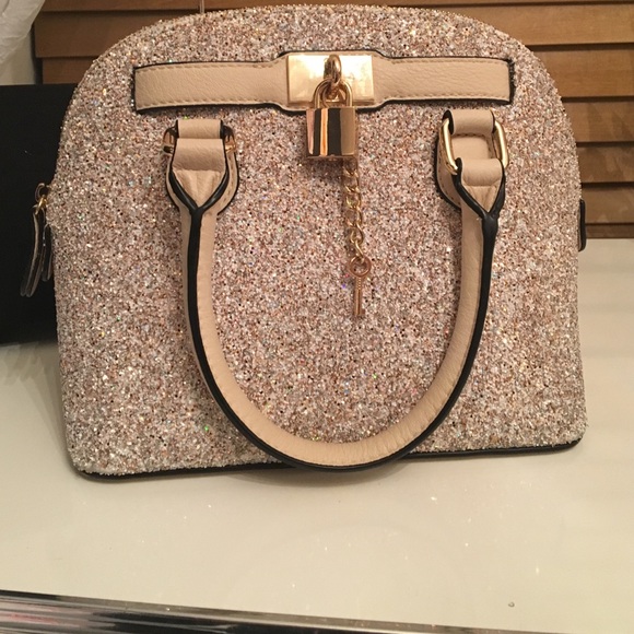 Cute glittery hand bag