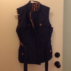 lilly pulitzer quilted reversible vest