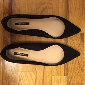 F21 Suede Flats