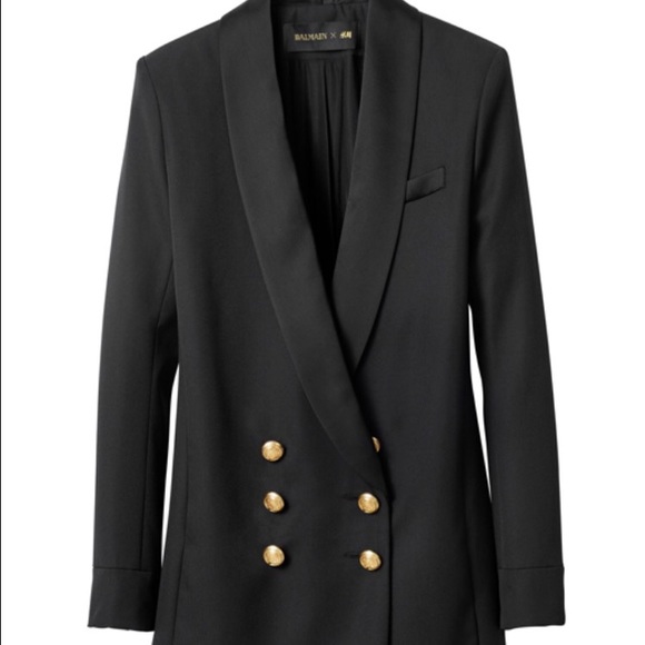 *SOLD* H&M x Balmain NWT Long Wool Coat