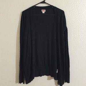 Black cardigan