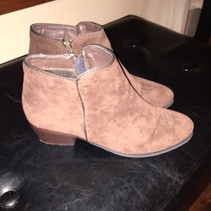 Brown booties