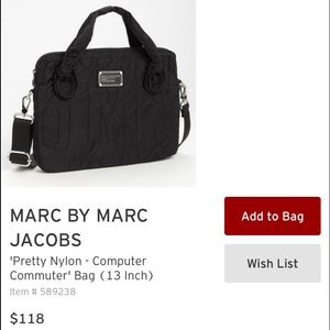 Marc Jacobs laptop case