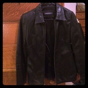 Women's Real Whet Blu Leather Jacket