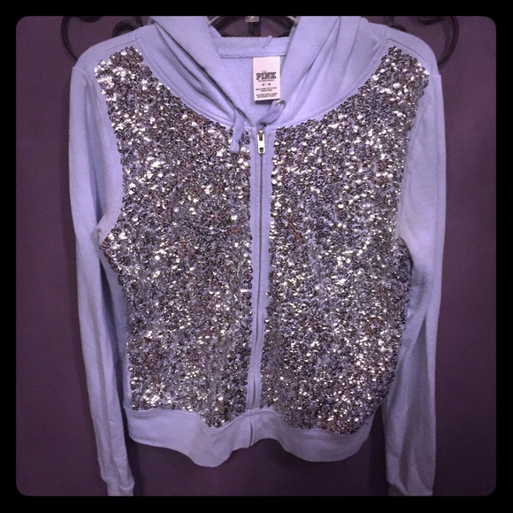 RARE 🎀 VS Pink Bling Full-Zip