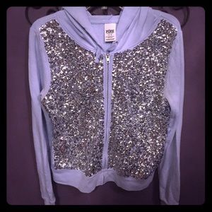 RARE 🎀 VS Pink Bling Full-Zip